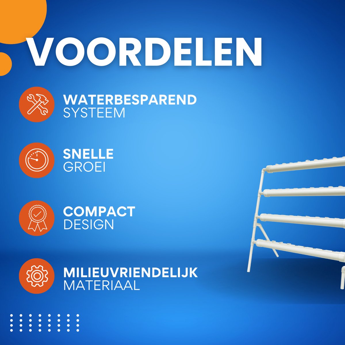 Kweektafel - Kweekbak - Hydroponic systeem - Moestuintafel - Voor Groenten & Bloemen Kweek - 4-Lagen, 36-Plaatsen