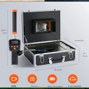 Endoscoop inspectie camera - Met lamp - 40m - Proffesionele Rioolcamera - Inspectiecamera - 6 uur batterij - 1000TVL - Opname functie