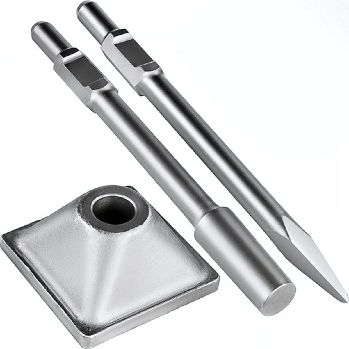 Jack Hammer Compactor - 1-1/8" Hex Anti Shock Sabotageplaat - Beton - Fundering - Bouwer Funderingsgereedschap