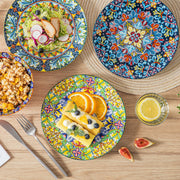 Bohemian Ontbijtborden – 6 persoons – 24 delig – Keramisch – Serviesset – Kleine Borden
