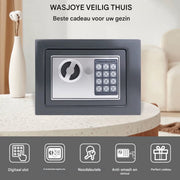 Brandwerende kluis - 8,5L Digitale Beveiligingskluis Vareo - Geldkluis & Waardekist - Anti-Diefstal Beveiligingskluis voor Kantoor en Thuis