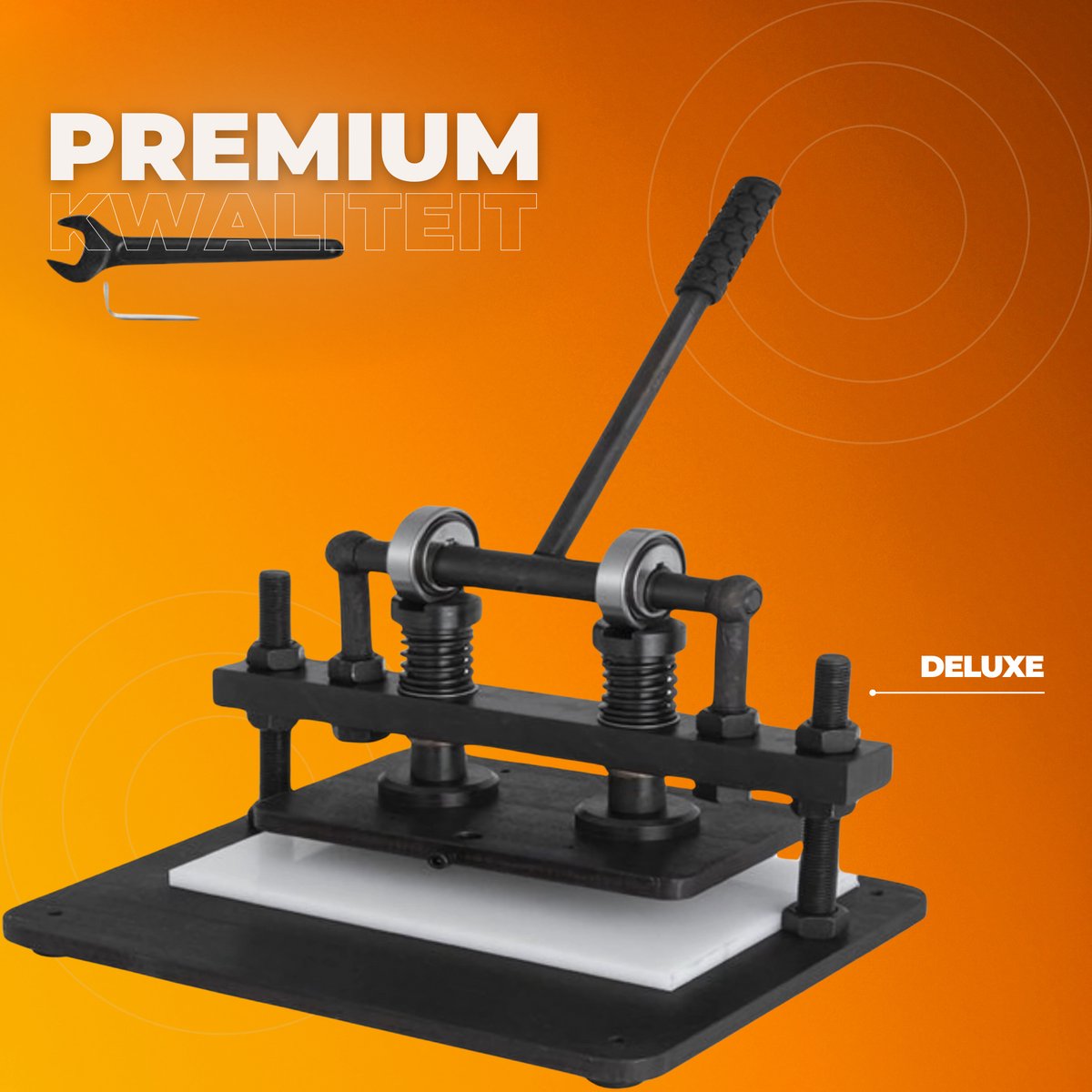 Snijmachine leer PRO - Ponsmachine - Embossing Machine - 260 x 150 mm