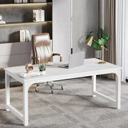 Modern Computerbureau - Wit - Voor Thuiswerkplek of Kantoor - Bureau - 180cm