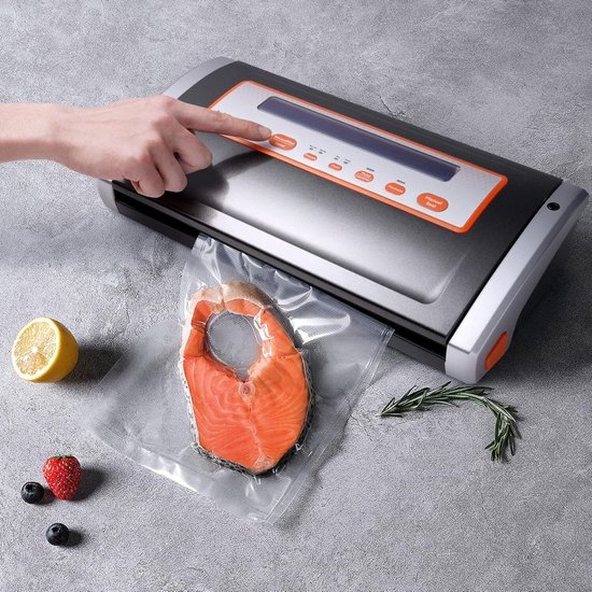 Vacuümsealer deluxe - Vershouder - Houdbaarheid - Krachtige vacuümverzegeling - seal machine