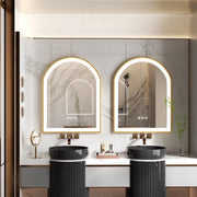 Badkamerspiegel Madrid - Met verwarming en LED verlichting - Geen condens - Spiegel voor badkamer - 90x60cm