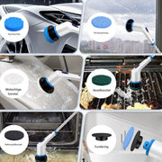 Elektrische Spin Scrubber Tavien - 10-in-1 - Draadloze Oplaadbare Reinigingsborstel met Verstelbare Handgreep voor Douche & Thuisgebruik