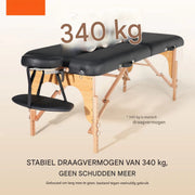 Massagetafel - Behandelbank - Voor professionele salons en tattoo-studio’s – 8-niveaus verstelbaar, met hoofdsteun en handsteun
