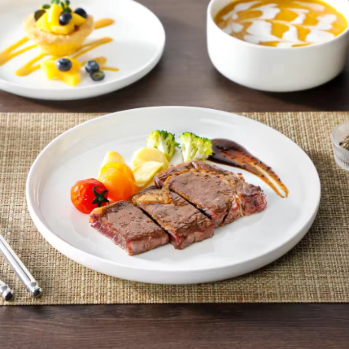 Silken Dinerborden – Ontbijtborden – 18 delig- 6 persoons – Wit Keramisch – Eetborden – Perfect voor diner