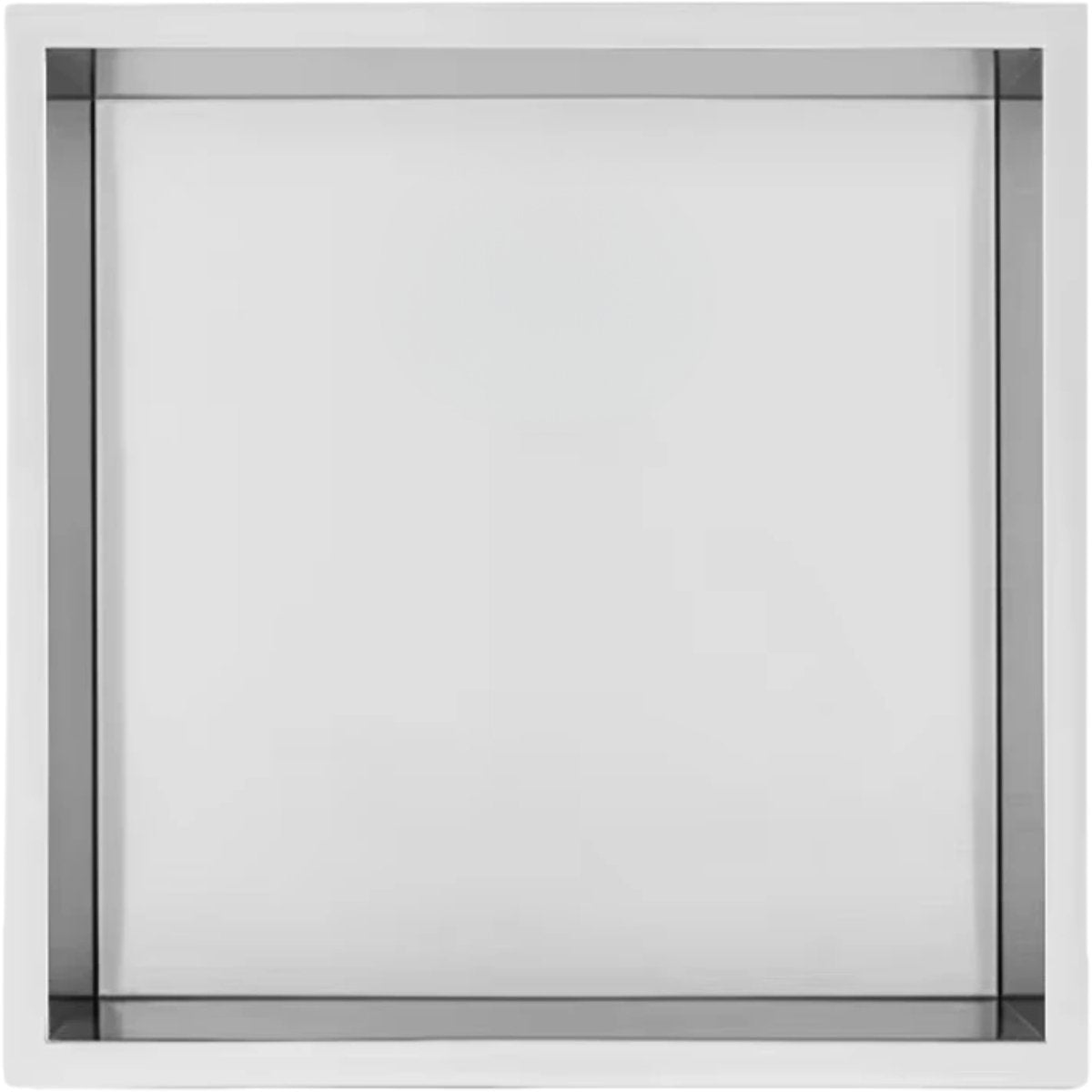 Douchenis - Wandnis - Inbouwnissen - Voor Badkamer & Douche - RVS - 31x31cm