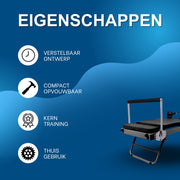 Pilates Reformer - Professioneel fitnessapparaat - Pilates board - Voor thuisgebruik en krachttraining - Verstelbaar en opvouwbaar - Compact - Zwart
