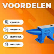 Smeed Aambeeld - 20KG Gesmeed Staal - Rond & Vierkant Gat