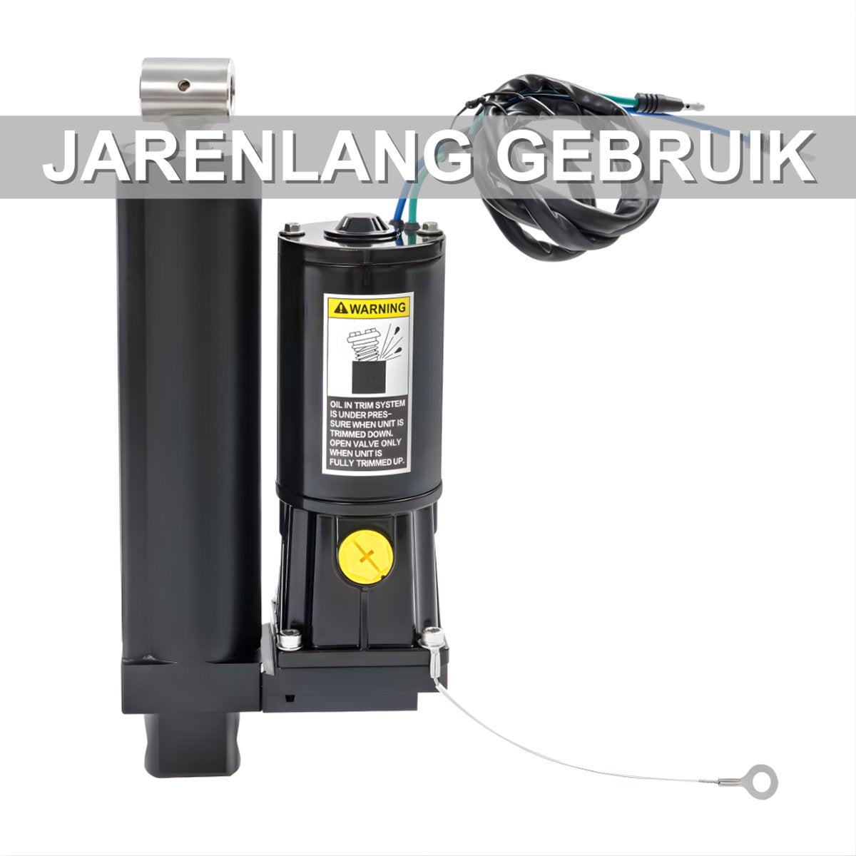 Buitenboord motor - Voor buitenboordmotoren - Elektrische power trim voor soepel en nauwkeurig motorbeheer - Metaal / Zwart