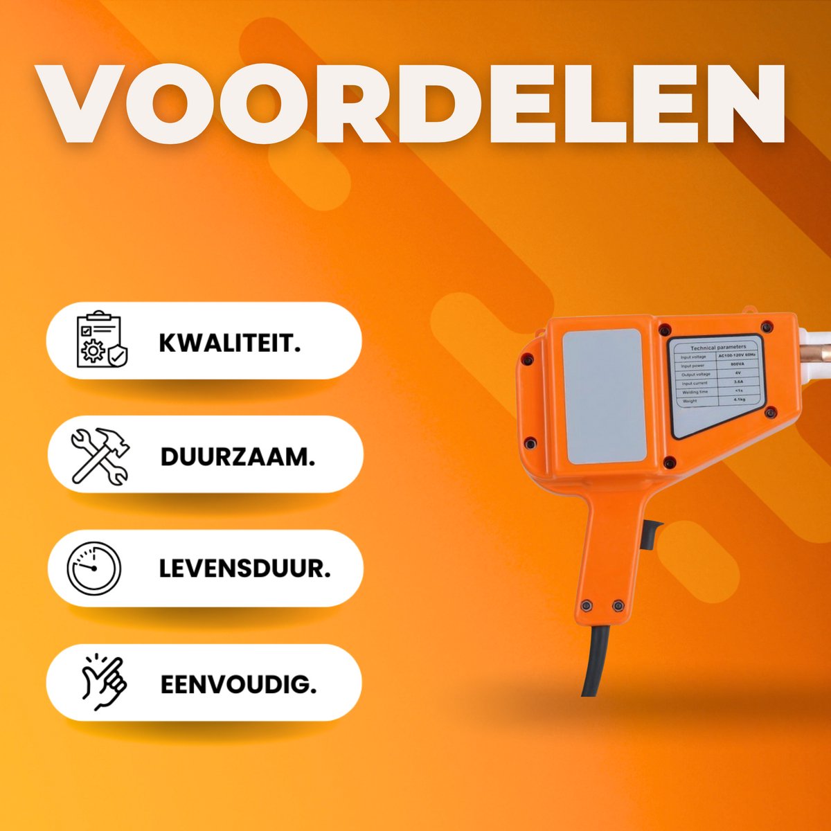 Uitdeukmachine PRO - Uitdeukset - Slagtrekker - 800 VA - 220V - Inclusief Elektroden - Deuktrekker - Auto