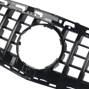 Grille - Voor Mercedes E-Klasse W212 E300/E350/E400 2014-2016 - Auto accessoires - GT grille - Kapgrille - Gloss Zwart