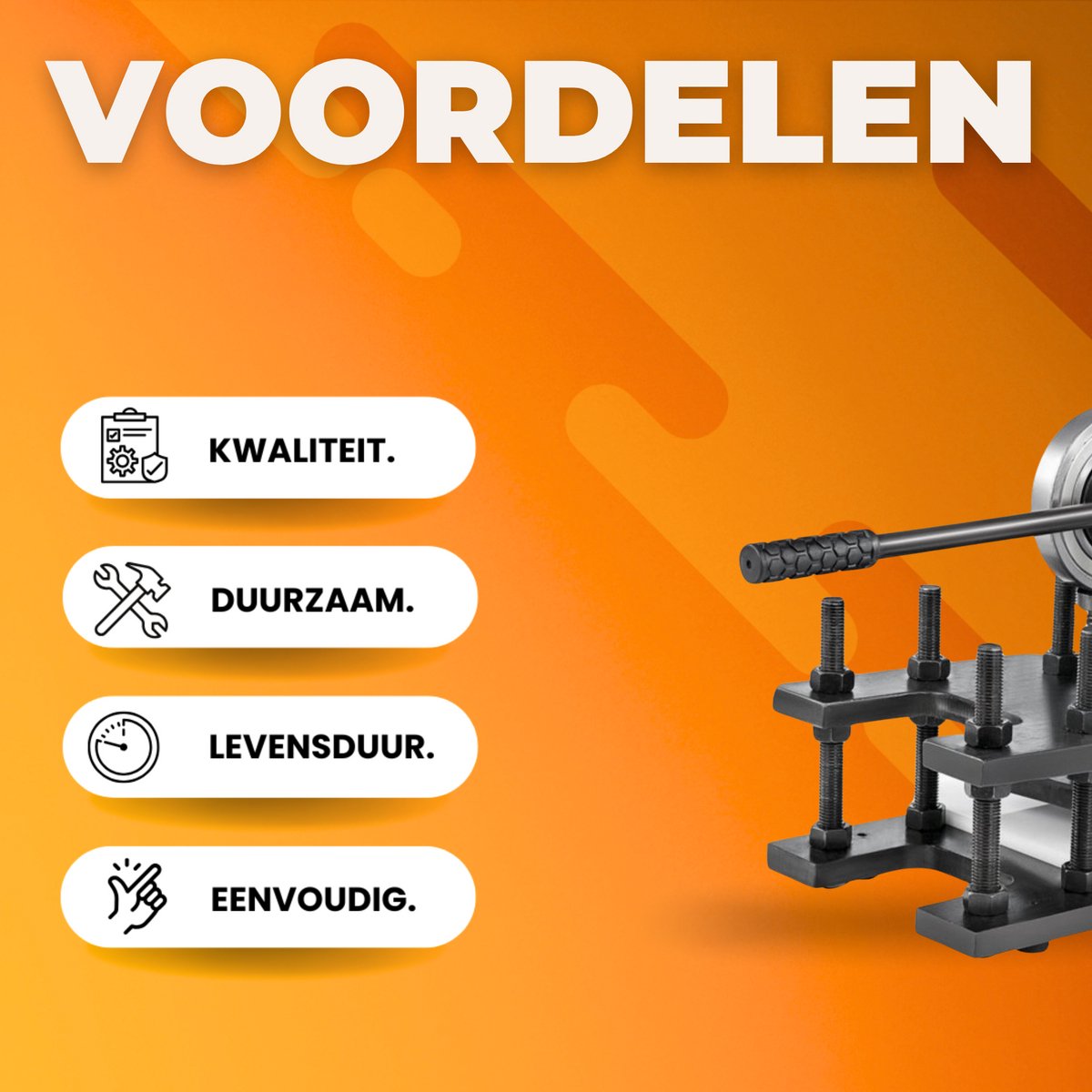 Leersnijmachine PRO - Snijmachine voor leer - 180x120 mm - Handmatig - Voor Reliëfdruk