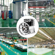 Happyment Luchtcompressor - Hoofdzuiger Twin Cilinder - Eentraps 2.2KW 375 L/Min 12CFM - 11 Bar - 1300Rpm landbouw, industriële & mechanische gebruik.