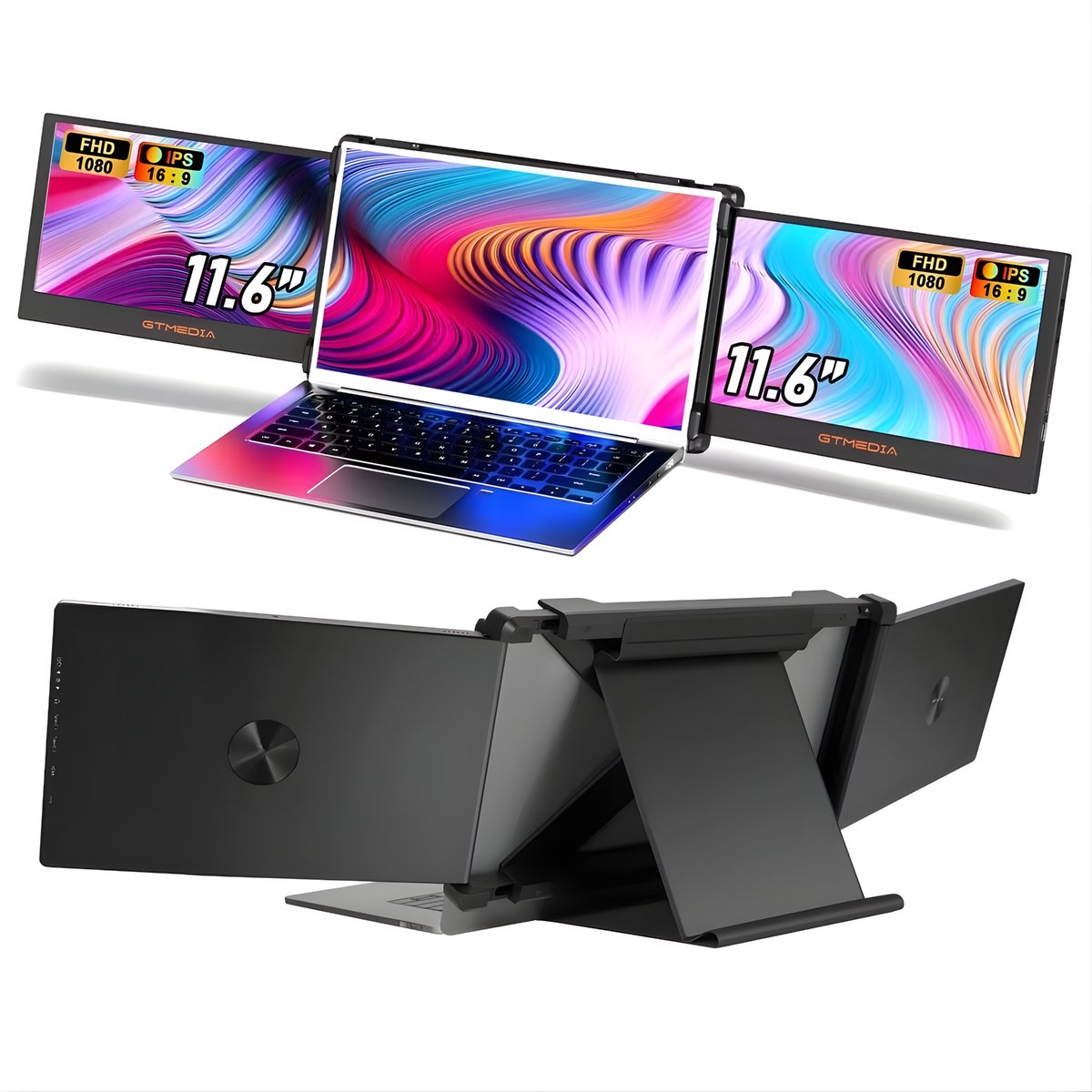 Laptop scherm extender – Voor laptops van 13–17,3 inch – 1920×1080