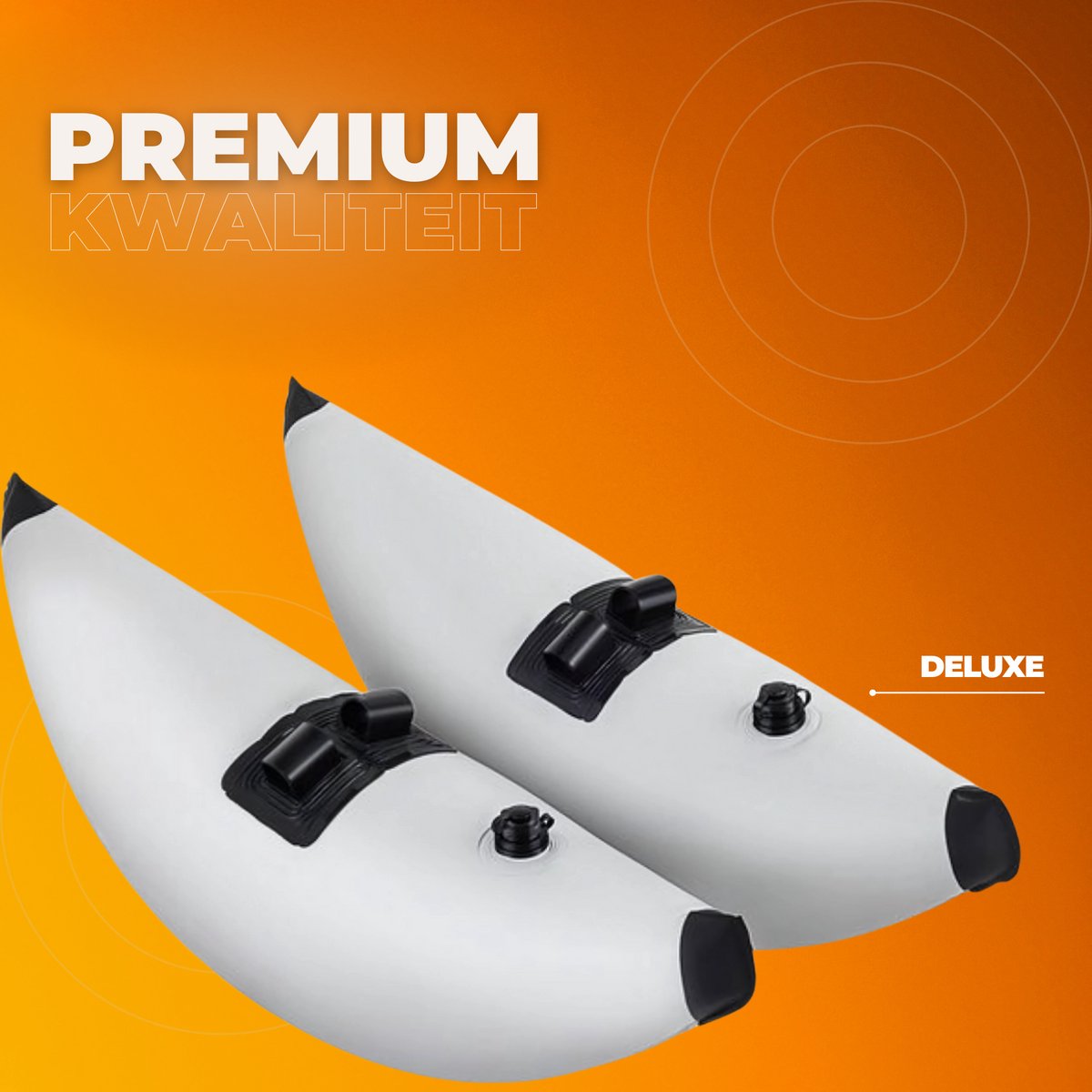 Kajak Outrigger - Stabilisator Roeiboot - 90x36cm - Luchtkajak - Witwaterkajak Accessoire