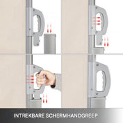 Windscherm uittrekbaar - Terras of camping - Uitschuifbaar - Winddoek - Zijscherm oprolbaar - 160 x 300 cm