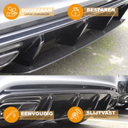 Achterbumper Diffuser Lip - Carbon Look - Voor Mercedes A-Klasse W176 A200/A45 AMG (2013-2018) - Auto Accessoires
