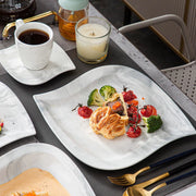Aristocratic Serviesset – 6 persoons – 30 delig – Marmer look Keramisch – Eetborden – Breakfast Plates – Uniek servies