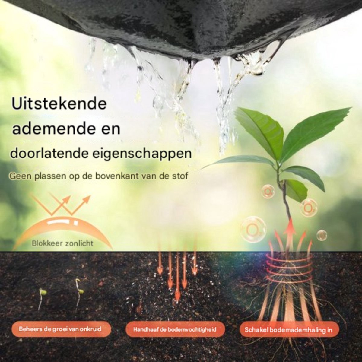 Worteldoek gronddoek - 457x610 cm - Onkruiddoek - Tuin