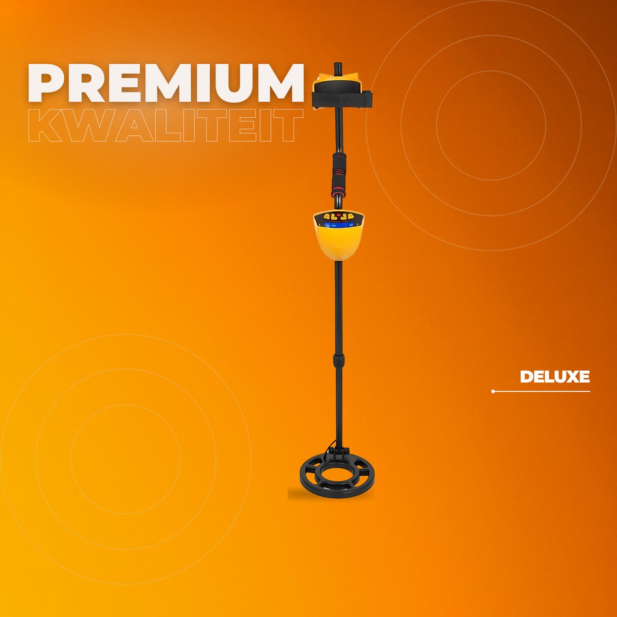 Professionele metaaldetector - Treasure Scanner 102-130cm - Pinpointer - Voor volwassenen - Goud detector