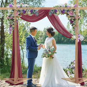 Bruiloft decoratie Valora - Rozenboog - Buitenluifel - Versiering - Multifunctioneel voor ceremonies en feesten - Massief hout - 3x3 meter