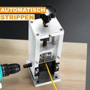Happyment Kabelstripper Machine Deluxe - Striptang - 11,5-38mm - Kabelpeller - Draadstripper Machine - Stripmachine - Elektrisch en Handmatig - Koper en meer
