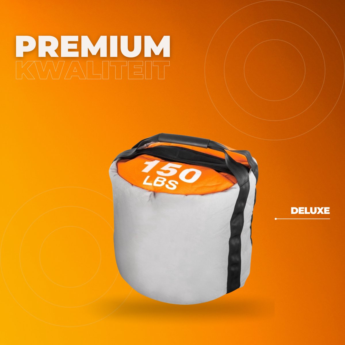 Fitness zandzak 68 kg - Met Handgrepen - Sandbag voor fitness, crossfit en krachttraining - Gewichten gewichtzak