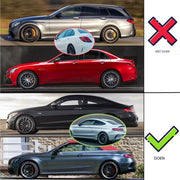 Achterbumper - Voor Mercedes C-Klasse C205/A205 Coupe/Convertible 2015-2018 - Auto accessoires - Splitter lip - C63 stijl