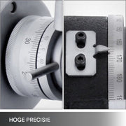 Roterende Werkbank - 150 mm - Werktafel - Draaitafel - Horizontaal/Verticaal - Sleuven - Voor CNC & Freestafels
