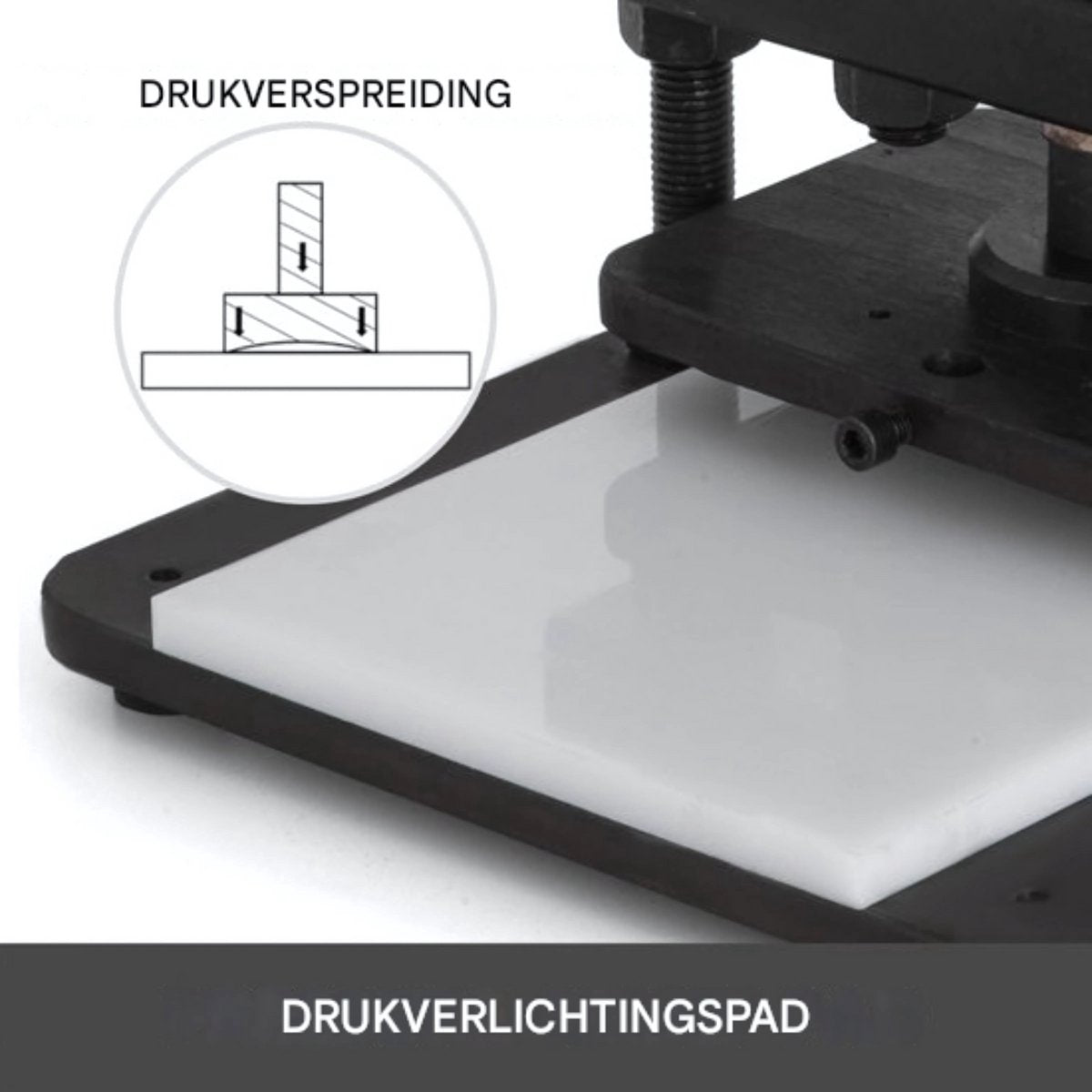 Snijmachine leer PRO - Ponsmachine - Embossing Machine - 260 x 150 mm