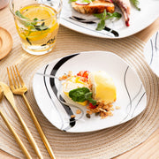 Celestia Serviesset - 18 delig - 6 personen- Wit - Dinerborden - Bordenset - Diepe borden - Ontbijtborden - Servies - Keukenservies