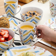 Bellavita Serviesset - 16 delig - Wit - Dinerborden - Bordenset - Diepe borden - Ontbijtborden - Servies - Keukenservies