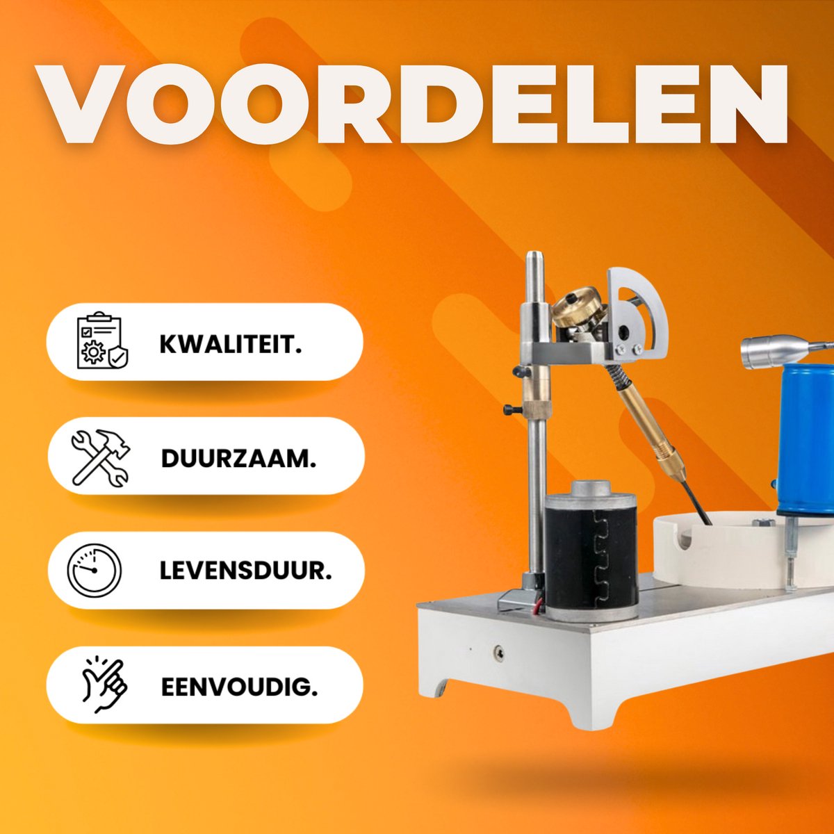 Polijstmachine - LCD Precisiemanipulator - Sieraden - 1800 RPM - 120W - Met Wateremmer