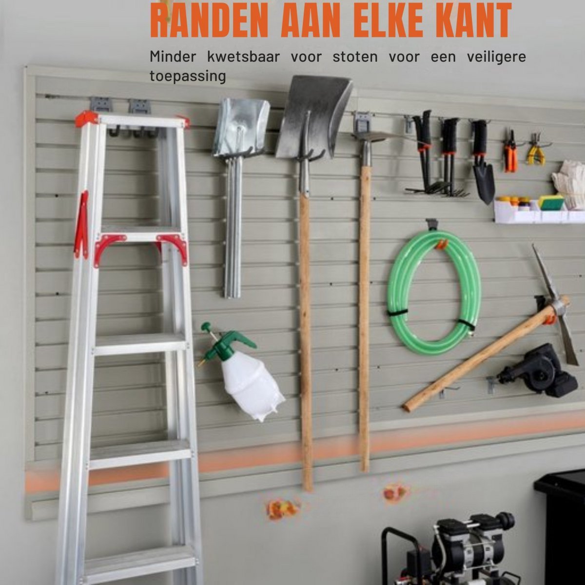 Gereedschapswand - Organizer - Gereedschapsbord WPC Gereedschapshouder - Gereedschapskast - voor Wandmontage