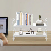 Bureau organizer- Bureau accesoires - Keuken organizer - Aanrecht organiser - Kantoor en Thuiswerkplek - 2-Lagen - Wit