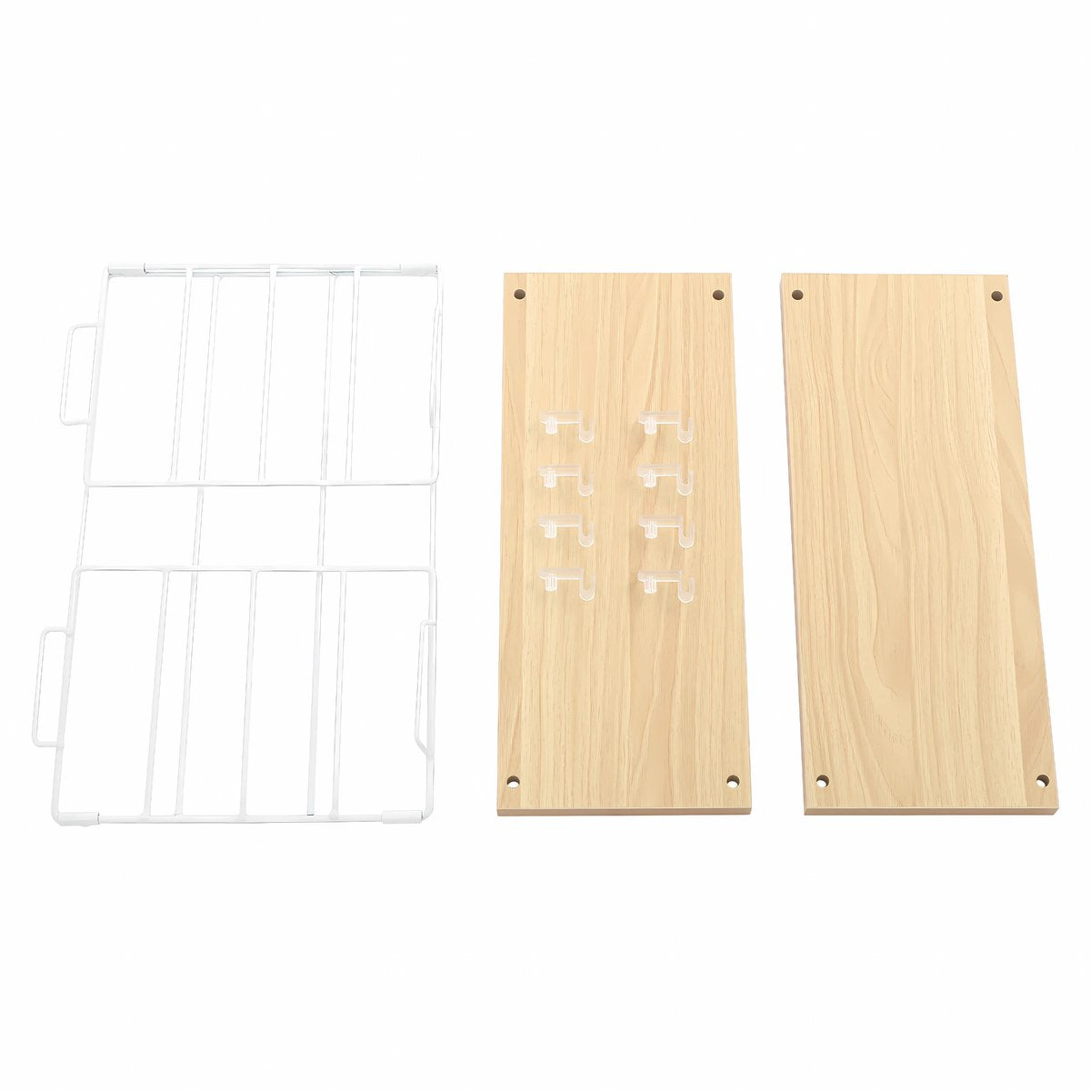 Bureau organizer- Bureau accesoires - Keuken organizer - Aanrecht organiser - Kantoor en Thuiswerkplek - 2-Lagen - Natural