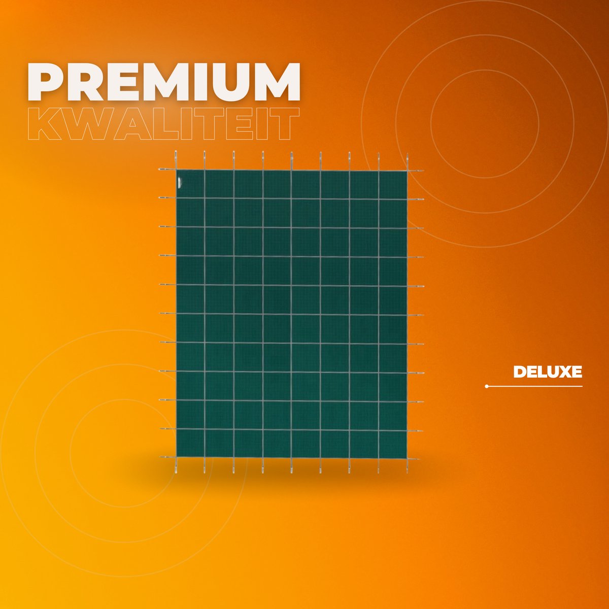 Rechthoekige Zwembadafdekking - Zwembad afdekzeil- Zwembad solar cover- 5,5x10,9 m Groen - Winter Outdoor Afdekzeil- Groen