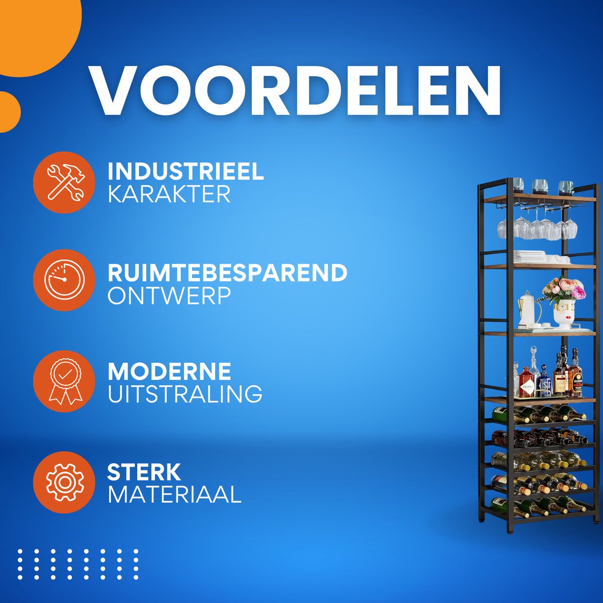 Hoge Consoletafel - Haltafel - 180cm - Wandtafel - Gang of woonkamer - Bruin