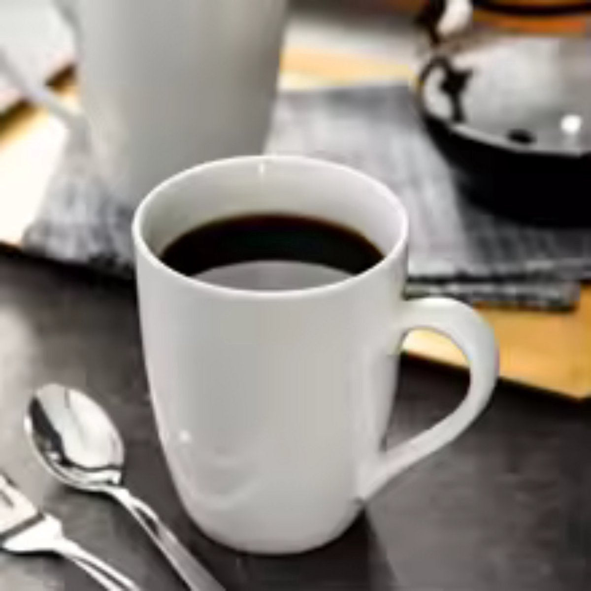 Majestic Mokken set van 6 - 360ml - Koffiemokken - Melkbeker - Met oor