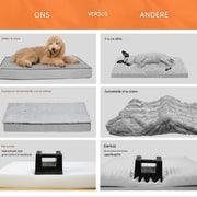 Hondenbed Zero - Hondenbank - Hondensofa op poten - Hondenzetel - Comfort en zacht - Afneembaar kussen - 110cm
