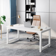 Bureau Vatina - Bruin - 160cm bureau - Voor 6 personen - Voor volwassenen - Computerbureau