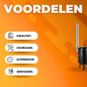Stoofpot BBQ Kachel - Voor Soepen, Gebraden Kip & Rundvlees Stoofpot - Geëmailleerde Stalen Plaat voor Outdoor Keuken - 21L