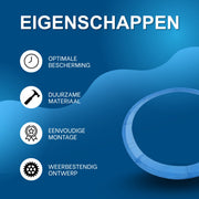 Trampoline Randkussen - Beschermkussen - Beschermrand - Trampolinerand - Diameter buitenring: 3 m - Blauw