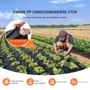 Worteldoek gronddoek - 1 x 50 meter - Onkruiddoek - Tuin - Onkruiddoek - Waterdoorlatend Onkruidvlies - Scheurvast en Corrosiebestendig