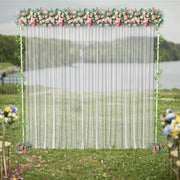 Bruiloft rozenboog - 300CM - Buitenluifel Decoratie - Voor ceremonies en feesten - Klimplanten