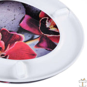 Bolt Edge Toiletbril - Rode bloem print - Antibacterieel - Softclose - Universeel ontwerp
