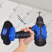 Accuboormachine 21V - Elektrische Schroefboormachine - 1500mAh Accu - 45Nm - 2 Snelheden - 25+1 Koppelstanden